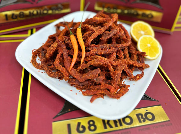 Khô Bò sợi cay (Spicy Beef Jerky strand)