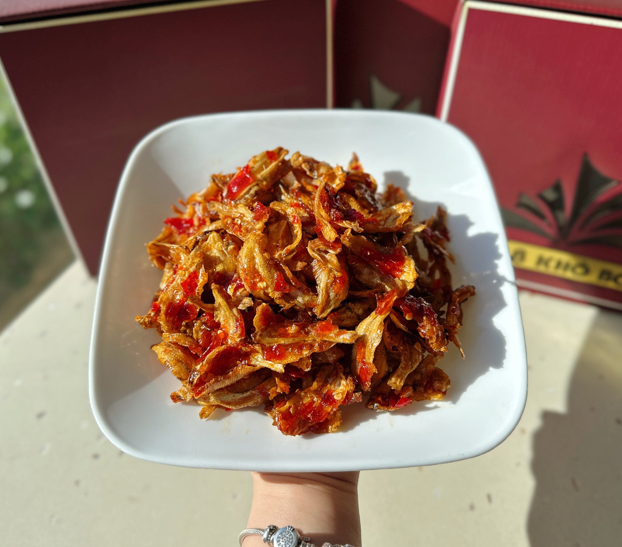 Cá cơm sốt me